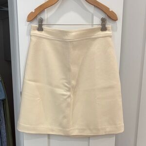 J. Crew Ivory Mini Skirt